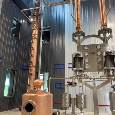 R/Farm Distilling Co. – 12” Copper Continuous System with Tandem Receiving Tank - Mound City, MO
