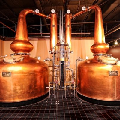 RoughStock Distillery - 400 Gallon and 200 Gallon Twin Pot Still System - Bozeman, MT