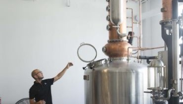 Manifest Distilling prepares opening in Downtown’s sports district