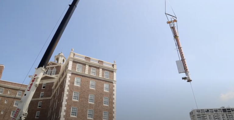 New Equipment being installed at the Cavalier Hotel