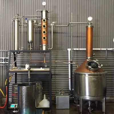 Krobar Craft Distillery - 100 Gallon Stainless Steel and Copper Batch System - Paso Robles, CA