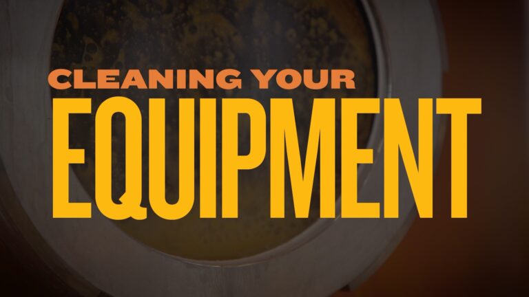 Cleaning Your Equipment