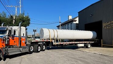 Heaven Hill Springs Distillery Air Lifts 60’ Vendome Copper Column Still in their Return to Distillation in Bardstown